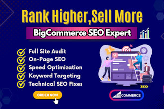 be your professional bigcommerce SEO expert for store ranking