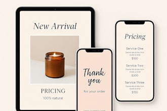 create custom canva templates for social media and pricing