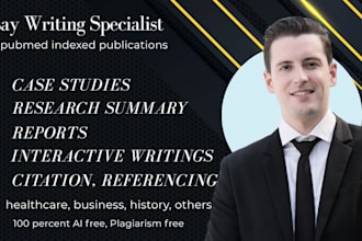 do essay writing reports, research, and case study analysis