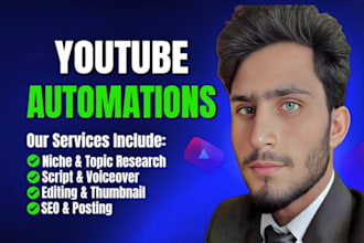 be your youtube automation or faceless channel expert