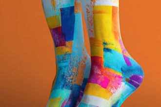 draw a unique socks design