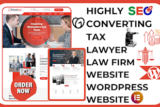 design tax lawyer website, law firm, irs advocate legal advisor website