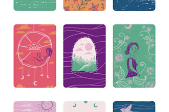create tarot and oracle cards