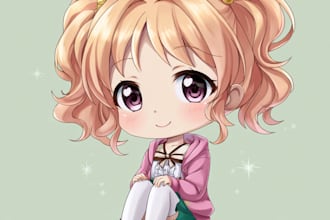 draw cute chibi anime art