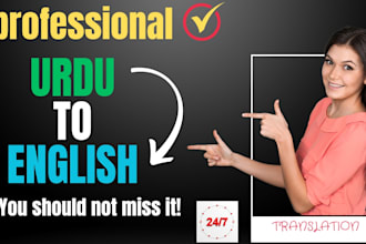 do english to urdu documents professional translation