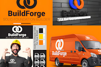 design a minimalist business logo, branding kit, brand identity and brand guide