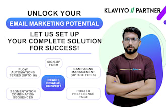 manage your email marketing in klaviyo