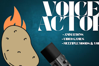 be a voice actor