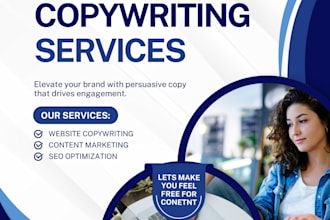 do copywriting for businesses and brands