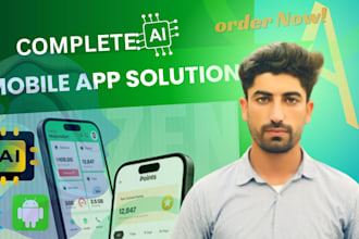 do custom app development for android, ios with ai chatbot as flutter developer