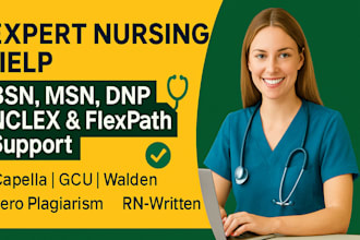 do flexpath, nclex, bsn, msn and dnp nursing capella, gcu