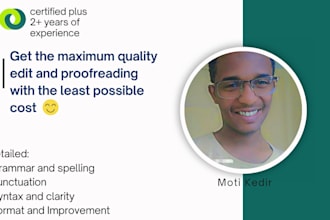 professionally proofread and edit your english letter, email, and resume