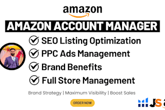 be your amazon fba virtual assistant for amazon store management