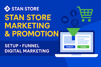 do stan store setup stan store funnel stan store promotion stan store marketing
