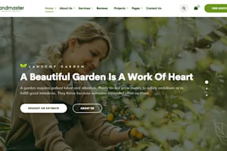 build squarespace landscaping website gardening website snow removal website