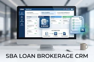 build a custom sba loan brokerage CRM with ai document review and automation