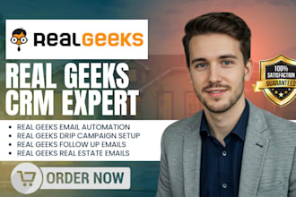 setup real geeks email campaign automation email template email marketing