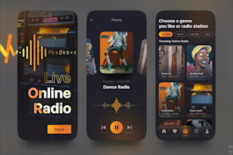 develop radio app streaming app online radio app podcast app or radio website