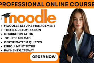 set up moodles install and fully customize your moodle lms online courses