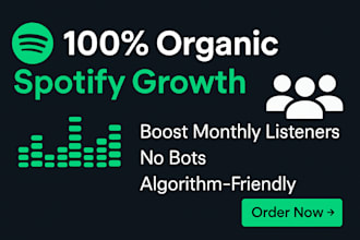 grow your spotify followers spotify streams organically with organic promotion