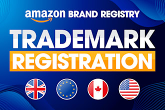 assist you with trademark registration USA, UK, eu or canada and search