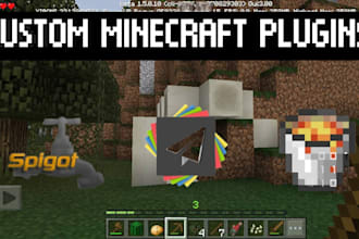 code custom minecraft plugins for your minecraft server, paper, spigot, smp