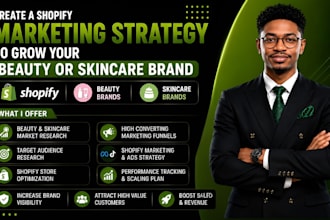 create a shopify marketing strategy to grow your beauty or skincare brand