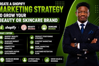 create a shopify marketing strategy to grow your beauty or skincare brand