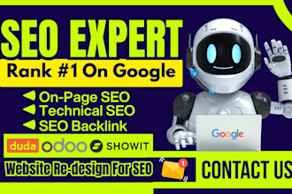 do ai SEO optimization for showit website, odoo, duda, wix or wordpress website