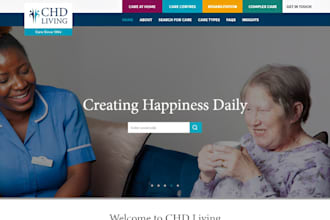 build squarespace rehab center website nursing home website aged care website