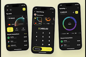 build digital banking app, loan app, cash app, payment app