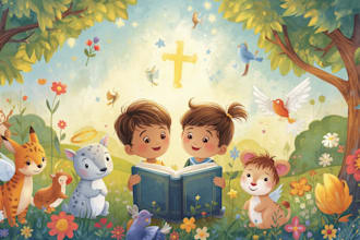 do childrens book illustration and biblical illustration