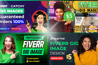 design clickable gig picture fiverr gig image and gig cover