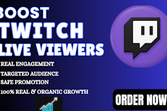 boost twitch live viewers twitch viewers and twitch channel promotion