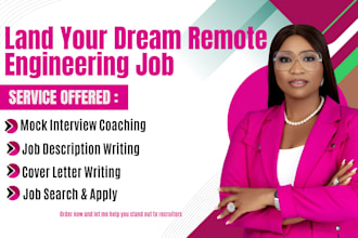 search and apply for remote job write and design resume for engineering
