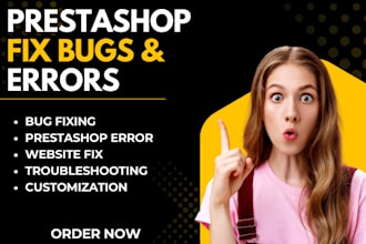 fix prestashop bugs and errors quickly