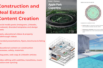be your construction and real estate content creator