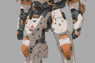 do mecha robot gundam illustrations