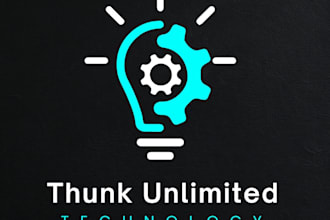 design a modern tech startup, security and technology logo