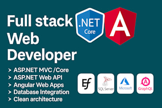 develop asp net mvc, asp net core, and web api web applications