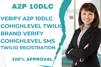 fix a2p 10dlc gohighlevel sms setup twilio registration brand verify a2p 10dlc