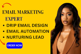 write a welcome email series and sales drip campaign for your business