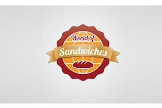 make aesthetics funky fun logo for restaurant brand