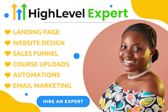 setup gohighlevel sales funnel, landing page, go high level course setup, email