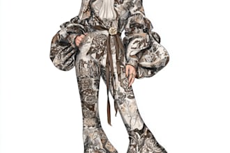 draw fashion illustration , sketch , model , artist