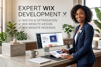 do wix web design advanced development redesign or fix wix website bugs