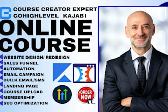 course creator 360 kajabi online course gohighlevel to cc360 sales funnel