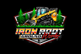 create awesome and gorgeous skid steer logo design