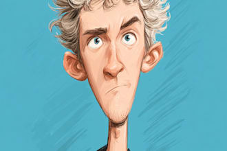 draw a fun cartoon caricature from your photo