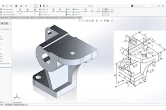 do precise 2d cad drawings with technical plans for fabrication and manufacture